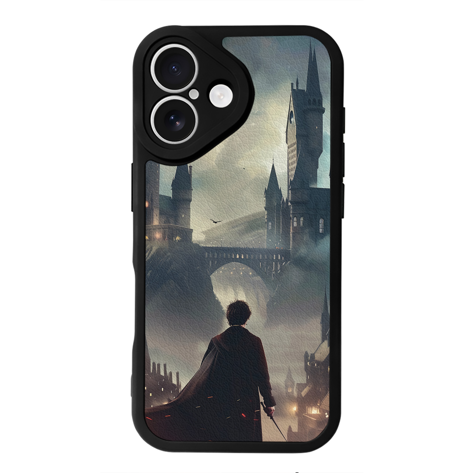 （画像用） Harry Potter ハリー・ポッターシリーズ 【iPhone 16シリーズ対応】シリコンスマホケース（レザー調） 材質：シリコン